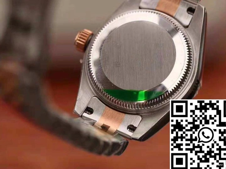 Datejust Dial Enamel Rose White Lady 28MM Gold Rolex 0403